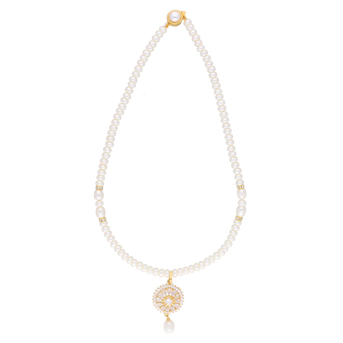 J Pearls Baheera Pearl Set - Real Pearl Jewelry - Grab2buy