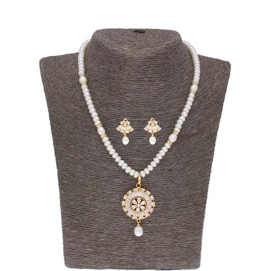 J Pearls Dharna Pearl Set - Real Pearl Jewelry - Grab2buy