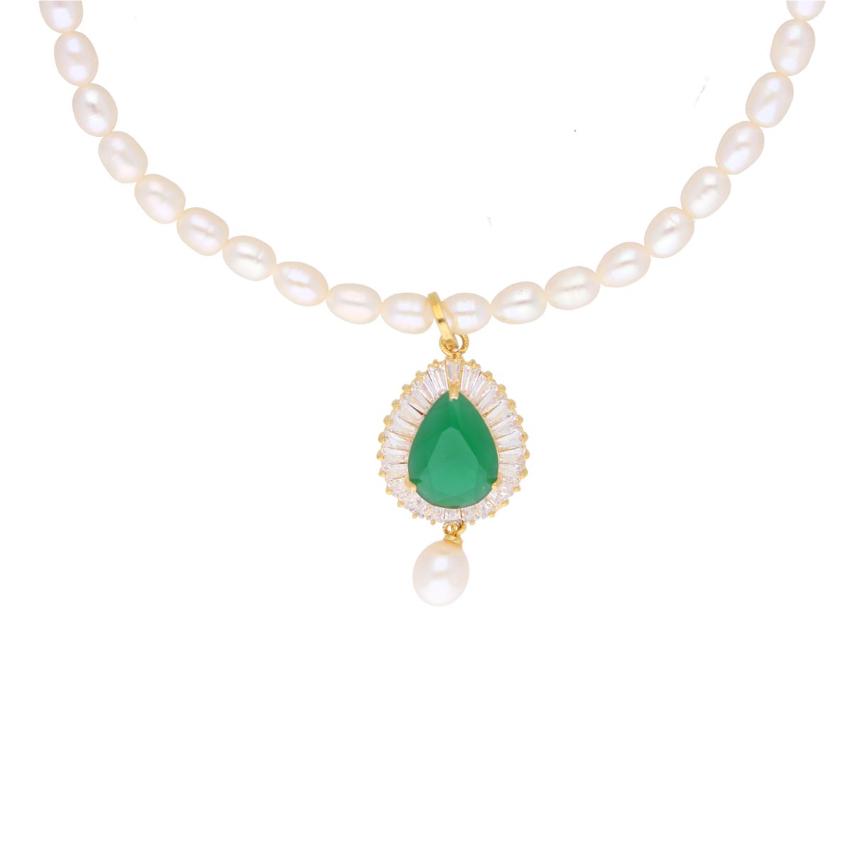 J Pearls Dhenuka Pearl Set - Real Pearl Jewelry - Grab2buy