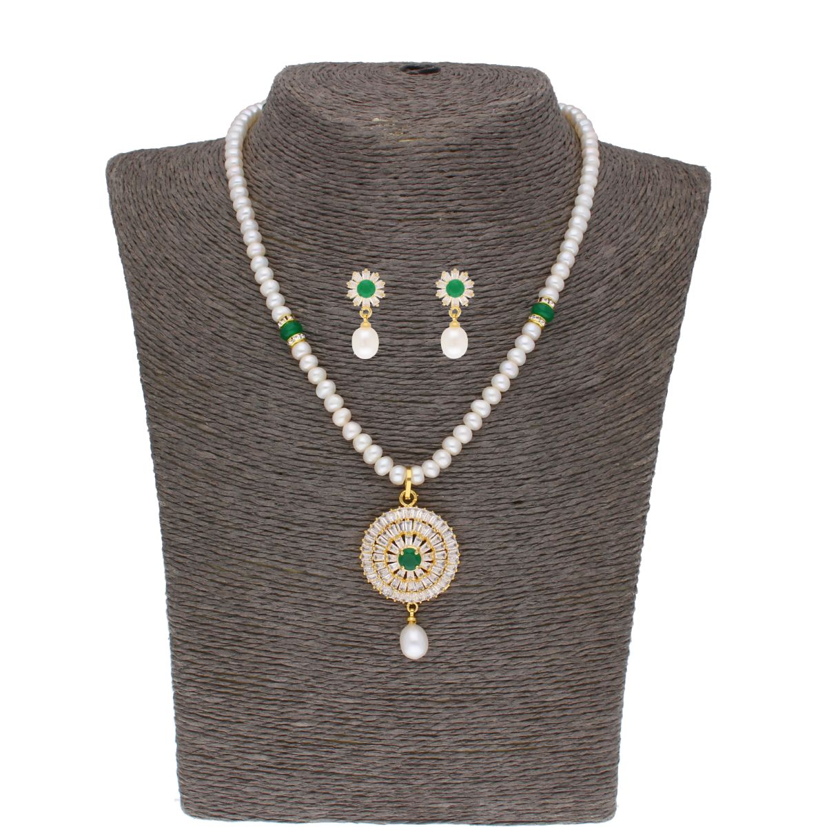 J Pearls Eeshvi Pearl Set - Real Pearl Jewelry - Grab2buy