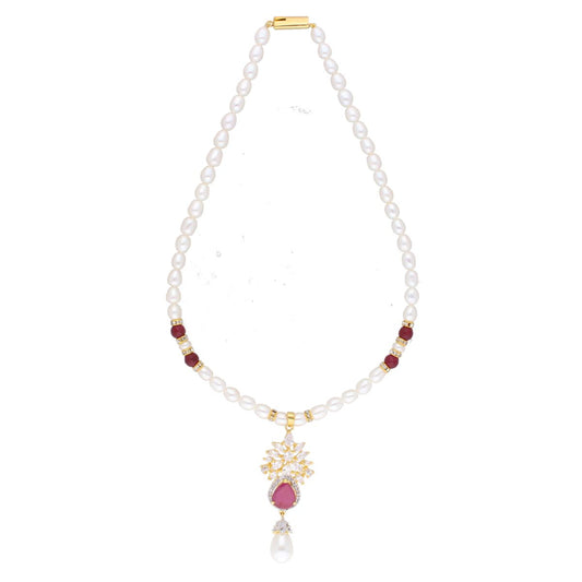 J Pearls Navishka Pearl Set - Real Pearl Jewelry - Grab2buy