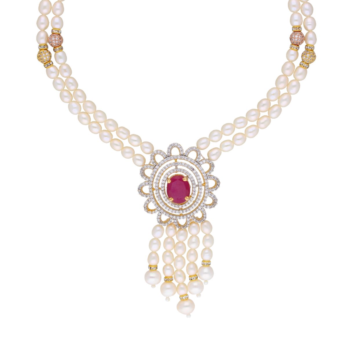 J Pearls Cancala Pearl Set - Real Pearl Jewelry - Grab2buy