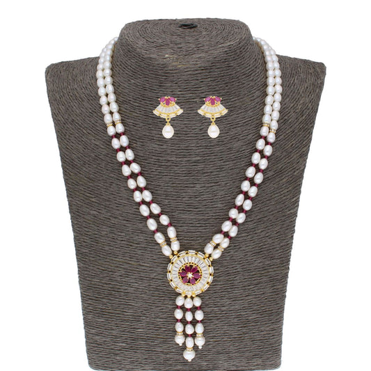 J Pearls Candalini Pearl Set - Real Pearl Jewelry - Grab2buy