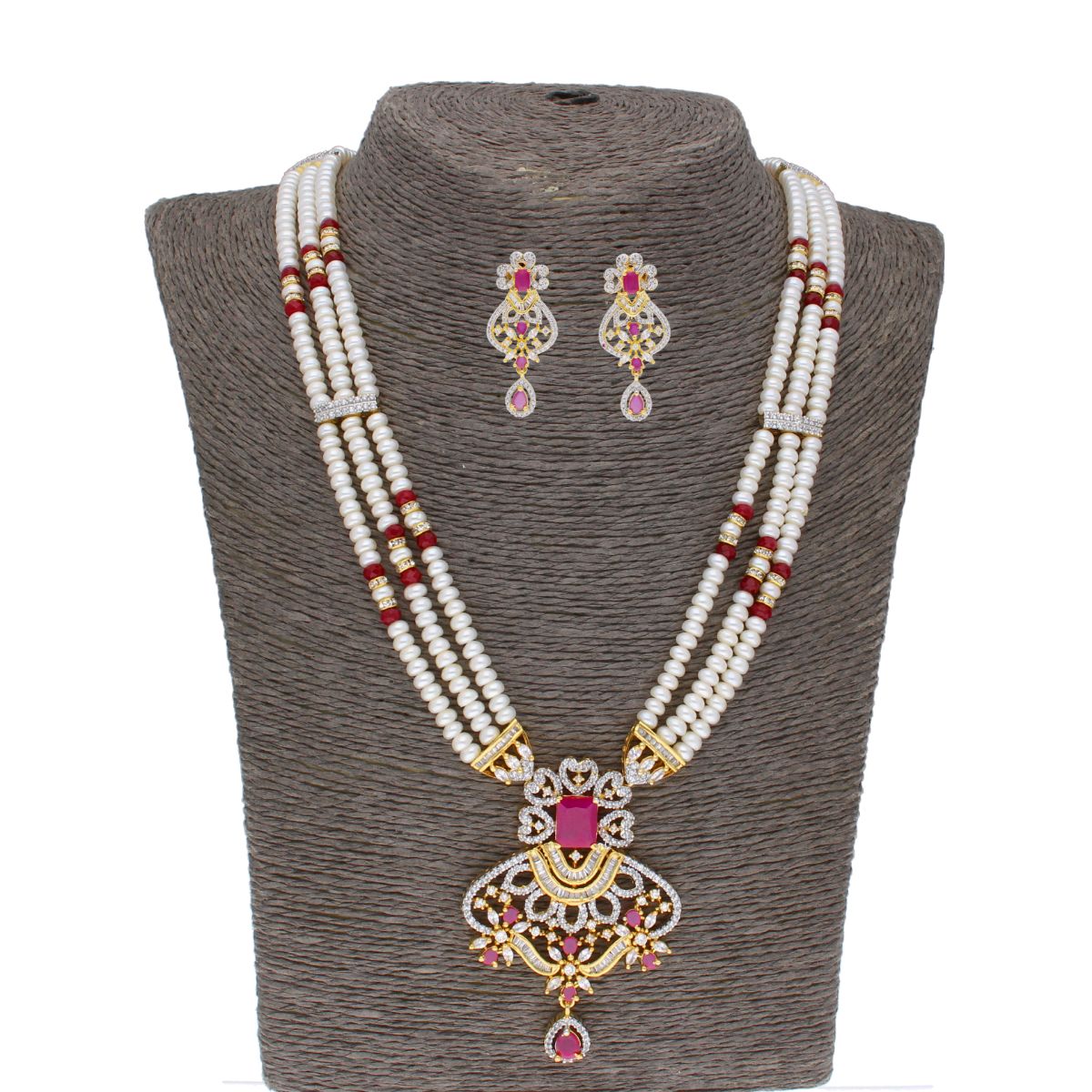 J Pearls Fenal Pearl Set - Real Pearl Jewelry - Grab2buy