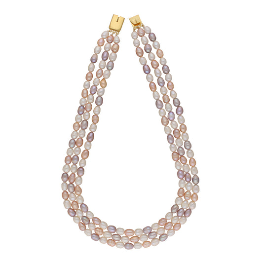 J Pearls Candanayika 3 Lines Pearl Sets - Real Pearl Jewelry - Grab2buy