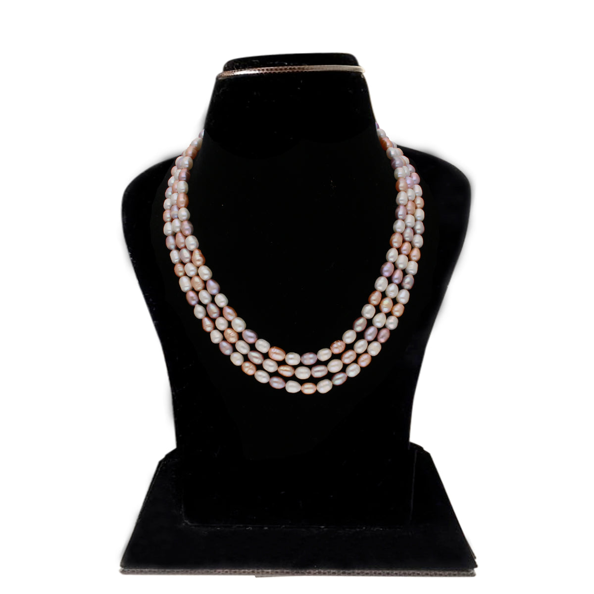 J Pearls Candanayika 3 Lines Pearl Sets - Real Pearl Jewelry - Grab2buy