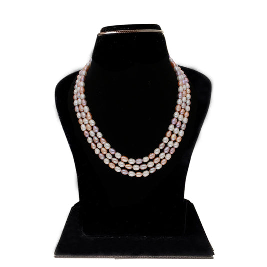 J Pearls Candanayika 3 Lines Pearl Sets - Real Pearl Jewelry - Grab2buy