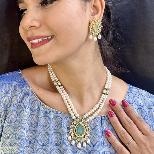 J Pearls Shalin Exquisite Pearl Necklace Set J Pearls