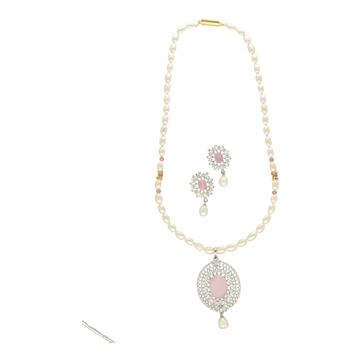 J Pearls Celestial Charm Pearl Necklace Set J Pearls