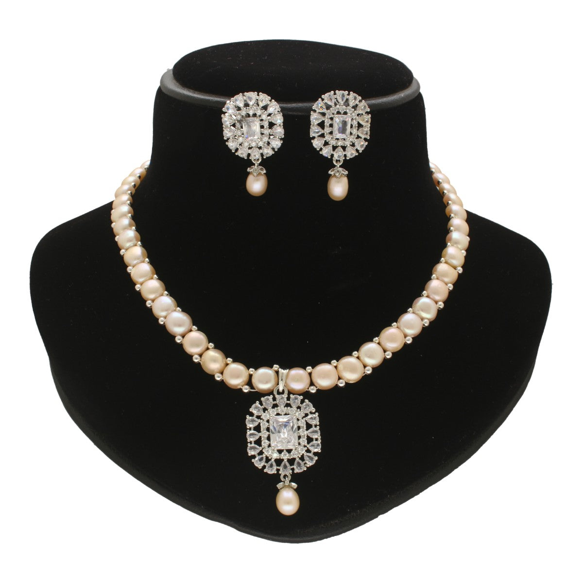 J Pearls Sublime Shimmer Pearl Necklace Set J Pearls