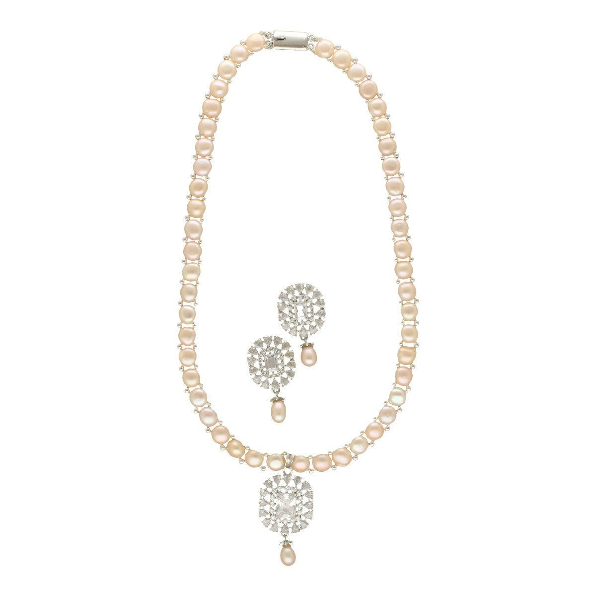 J Pearls Sublime Shimmer Pearl Necklace Set J Pearls