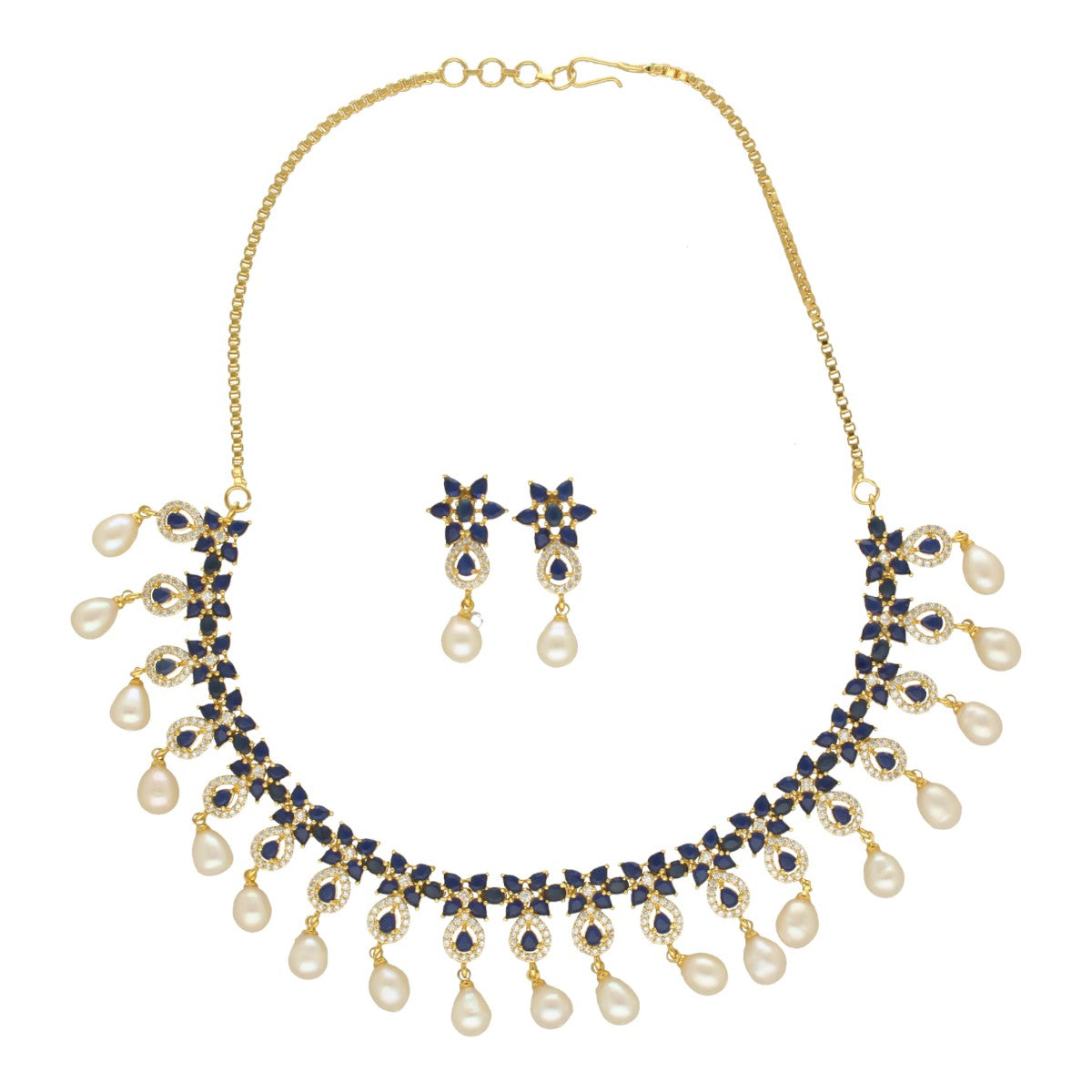 J Pearls Roshan Pearl Necklace Set J Pearls
