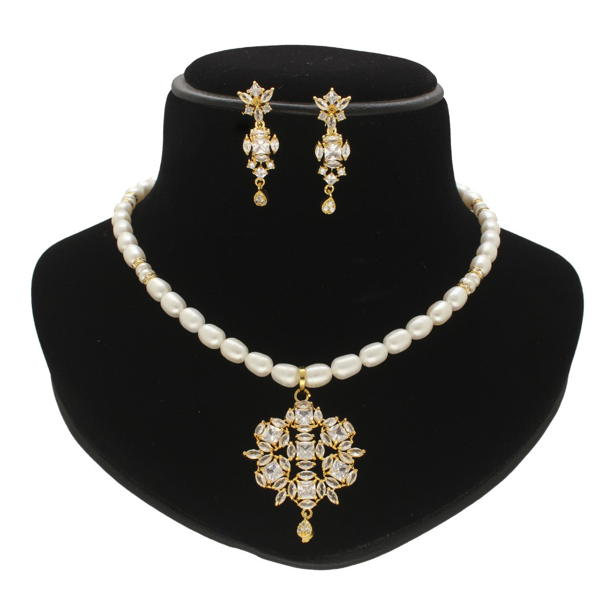 J Pearls Meena Pearl Necklace Set J Pearls