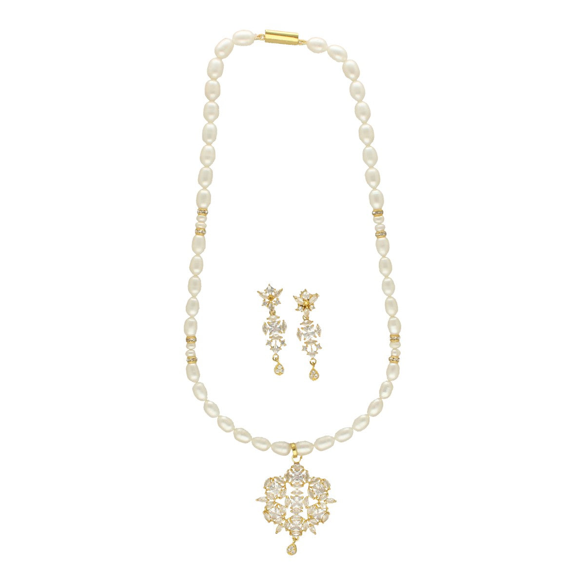 J Pearls Meena Pearl Necklace Set J Pearls