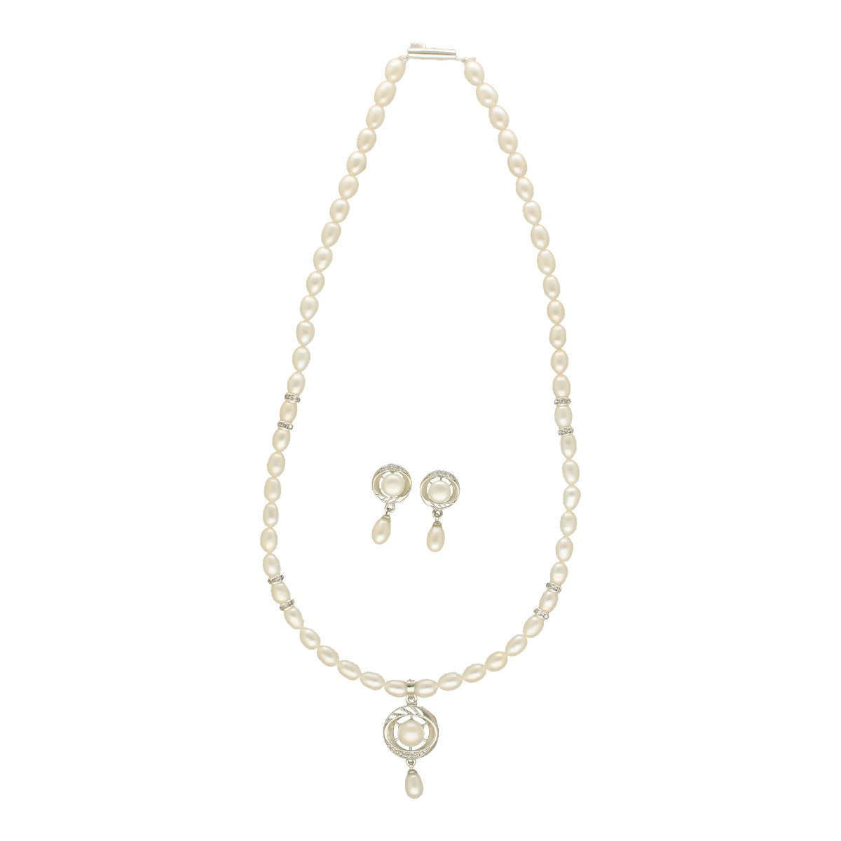 J Pearls Brinda Pearl Necklace Set J Pearls