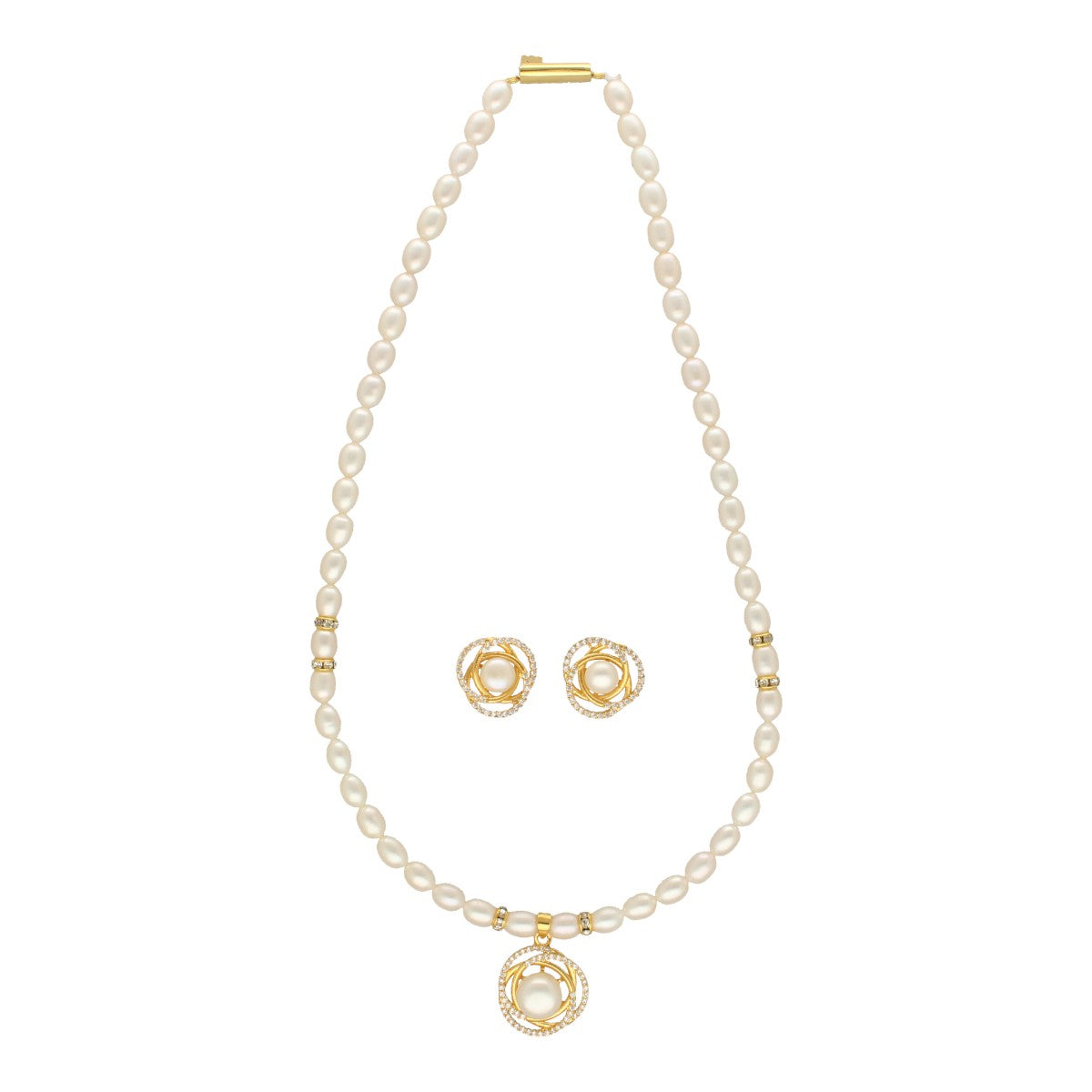 J Pearls Vihara Pearl Necklace Set J Pearls