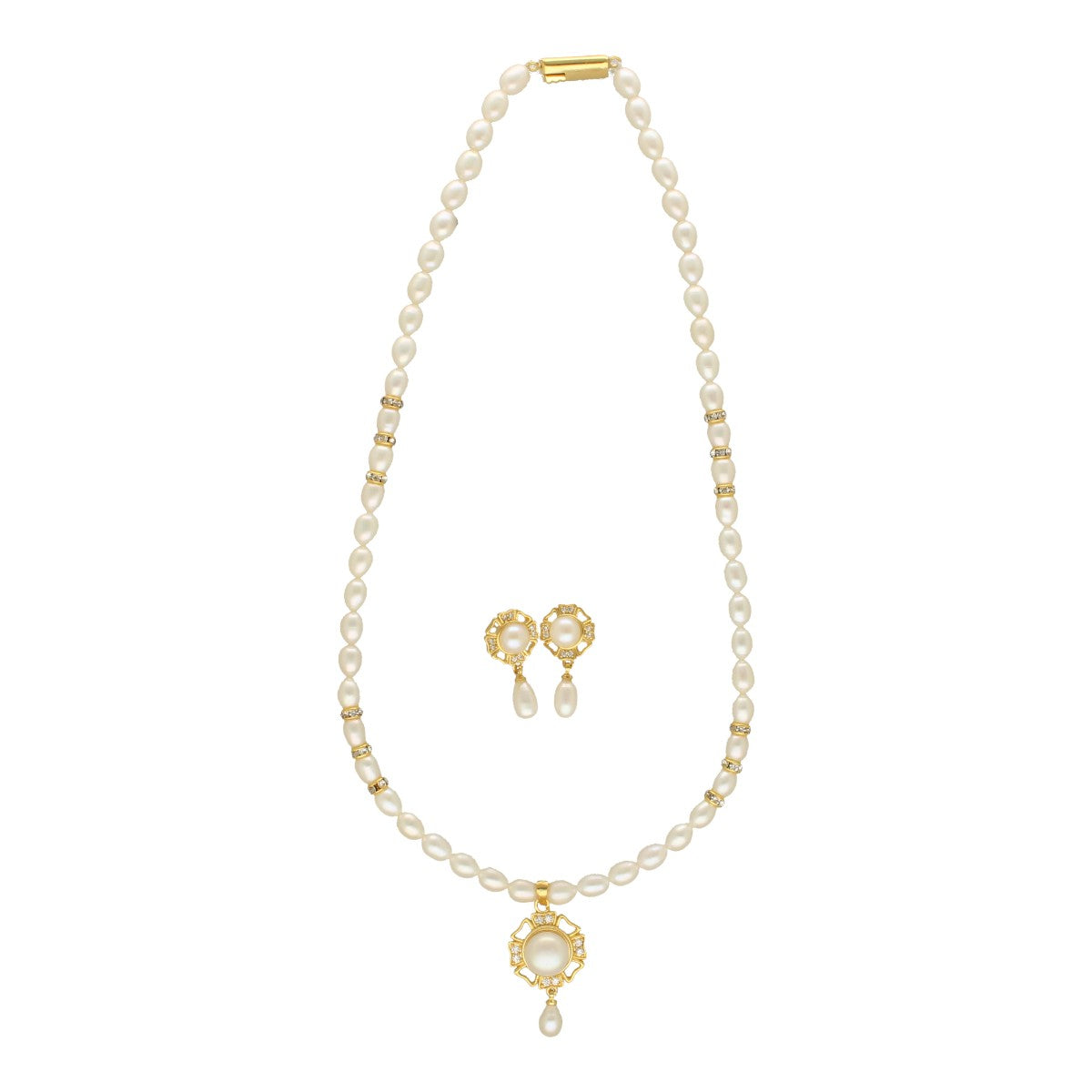 J Pearls Pearlescent Pearl Necklace Set J Pearls