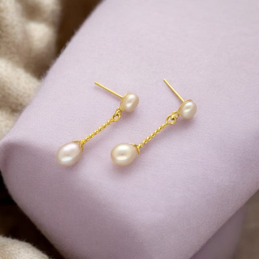 J Pearls Lunai Pearl Earrings