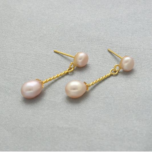 J Pearls Lunai Pearl Earrings