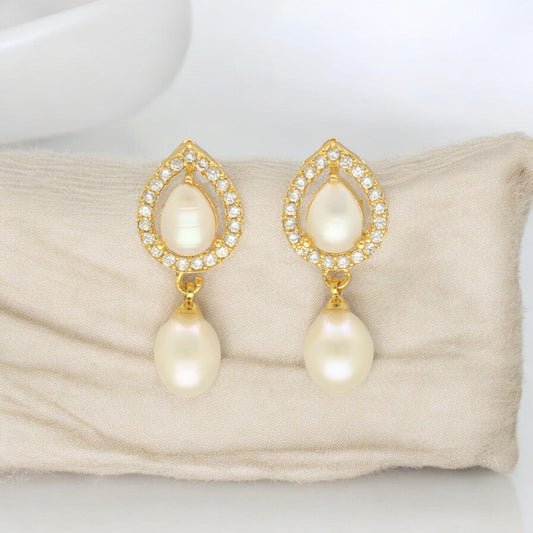 J Pearls Tirna Pearl Earrings