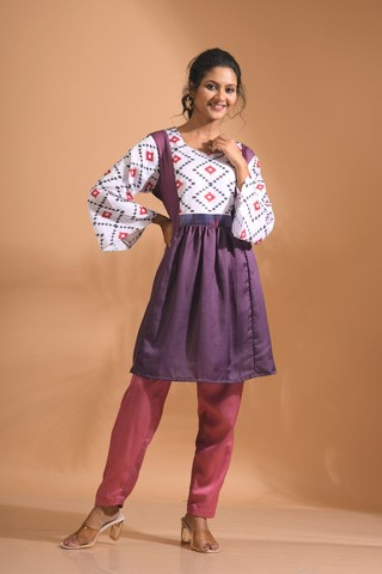 Morchari Co Ord Set With Hand Embroidery - Multi 