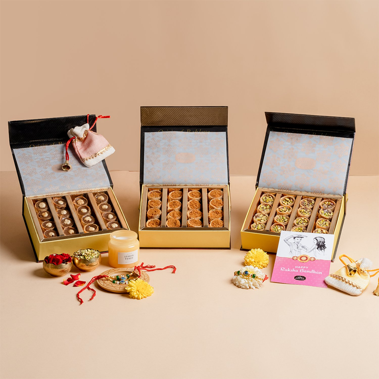 Classic Gourmet Baklava Chocolate Nest Gift Box 