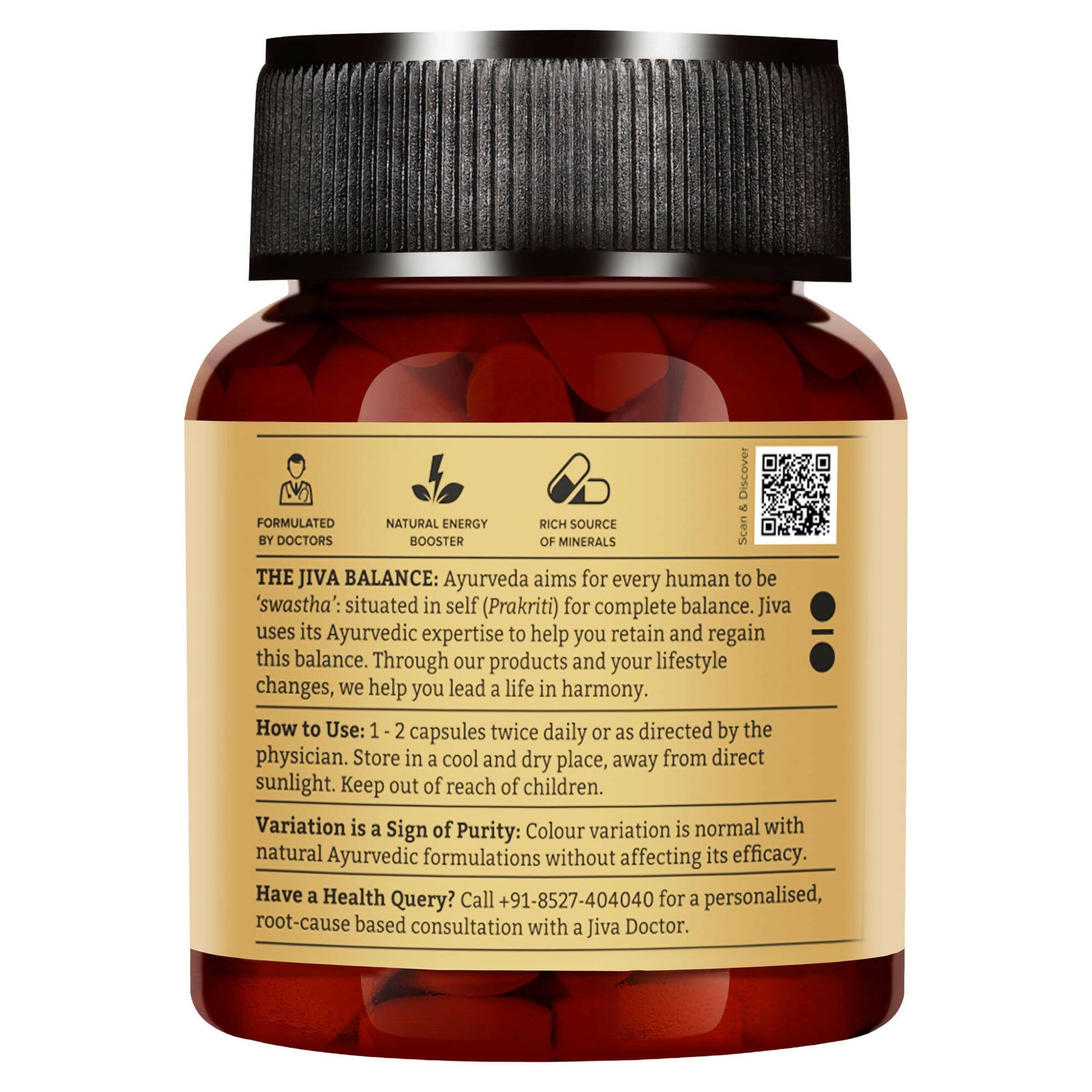 Jiva Ayurveda SJ Gold Capsules 
