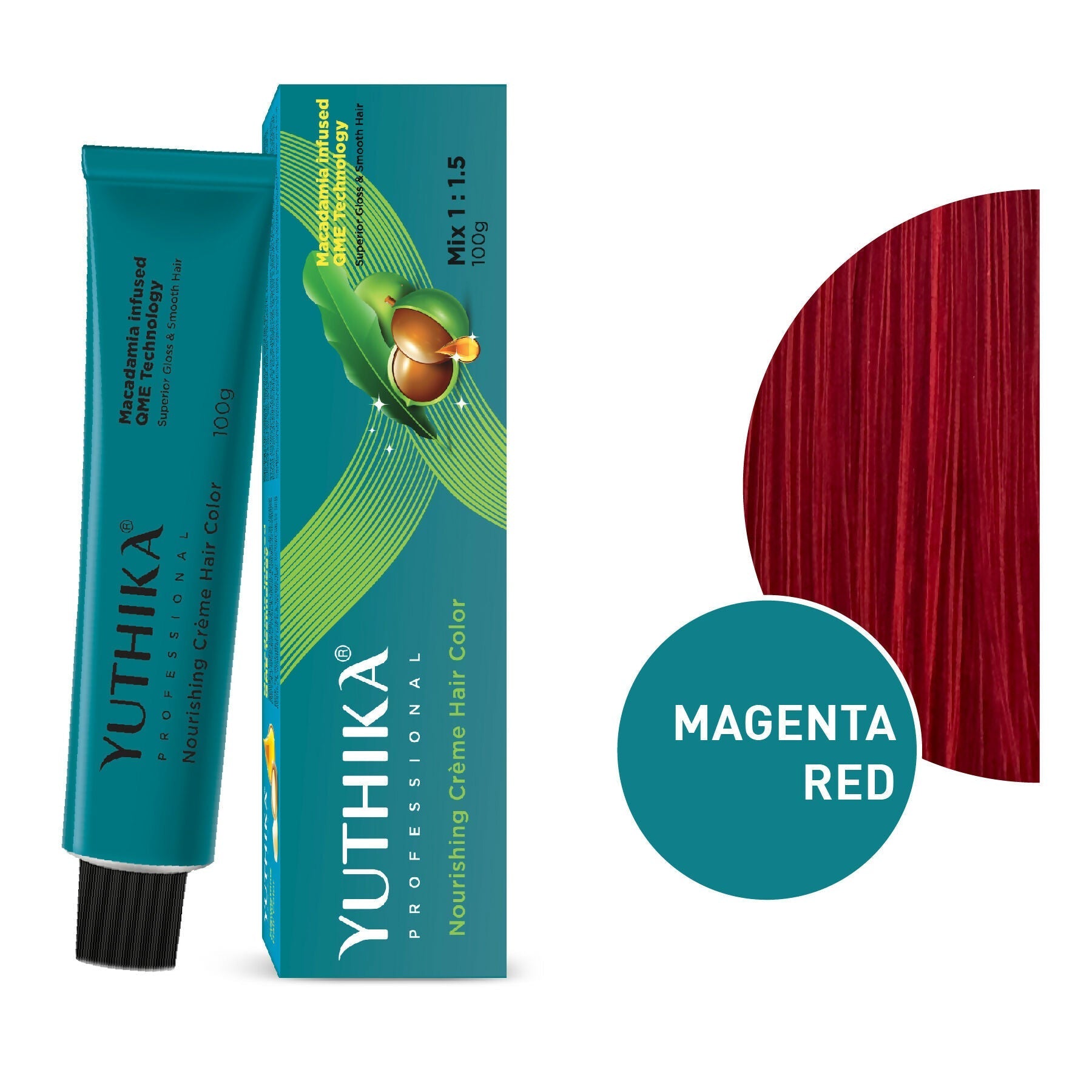 Yuthika Professional Creme Hair Colour - Magenta Red  Grab2Buy Yuthika Grab2Buy