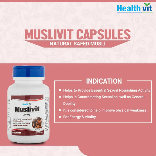 Healthvit Muslivit Capsules - Grab2buy