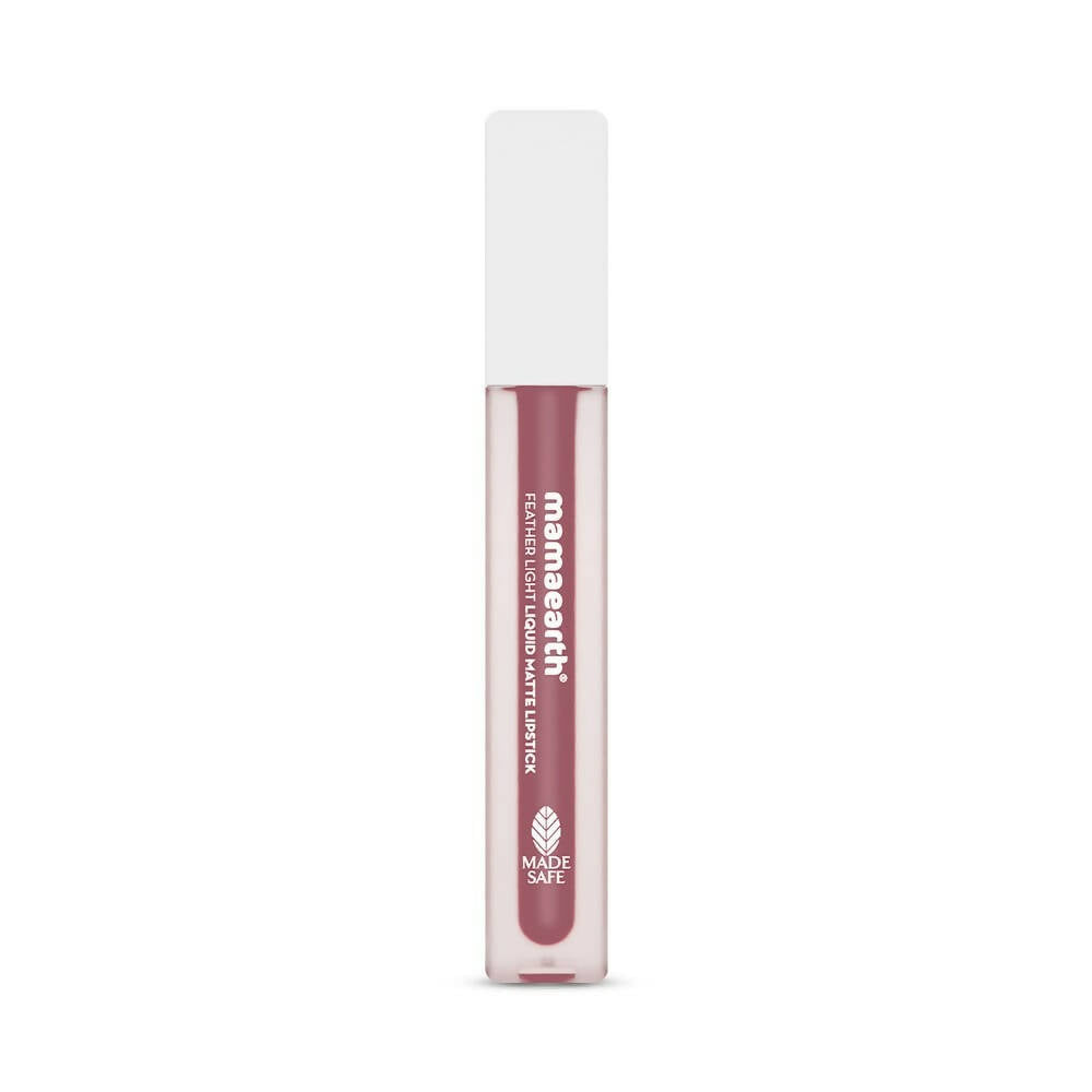 Mamaearth Feather Light Liquid Matte Lipstick - Nude Rose - Grab2buy