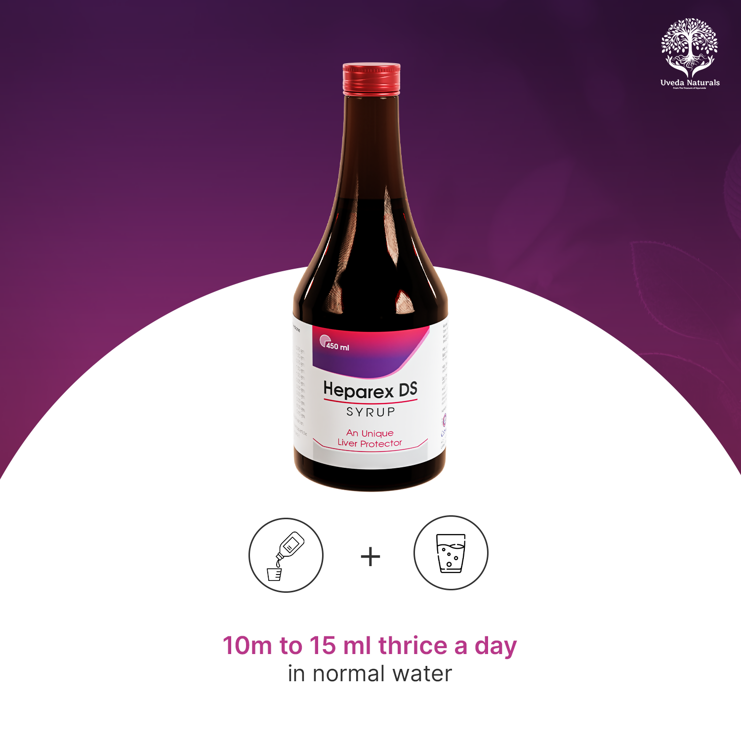 Uveda Naturals Heparex DS Syrup 