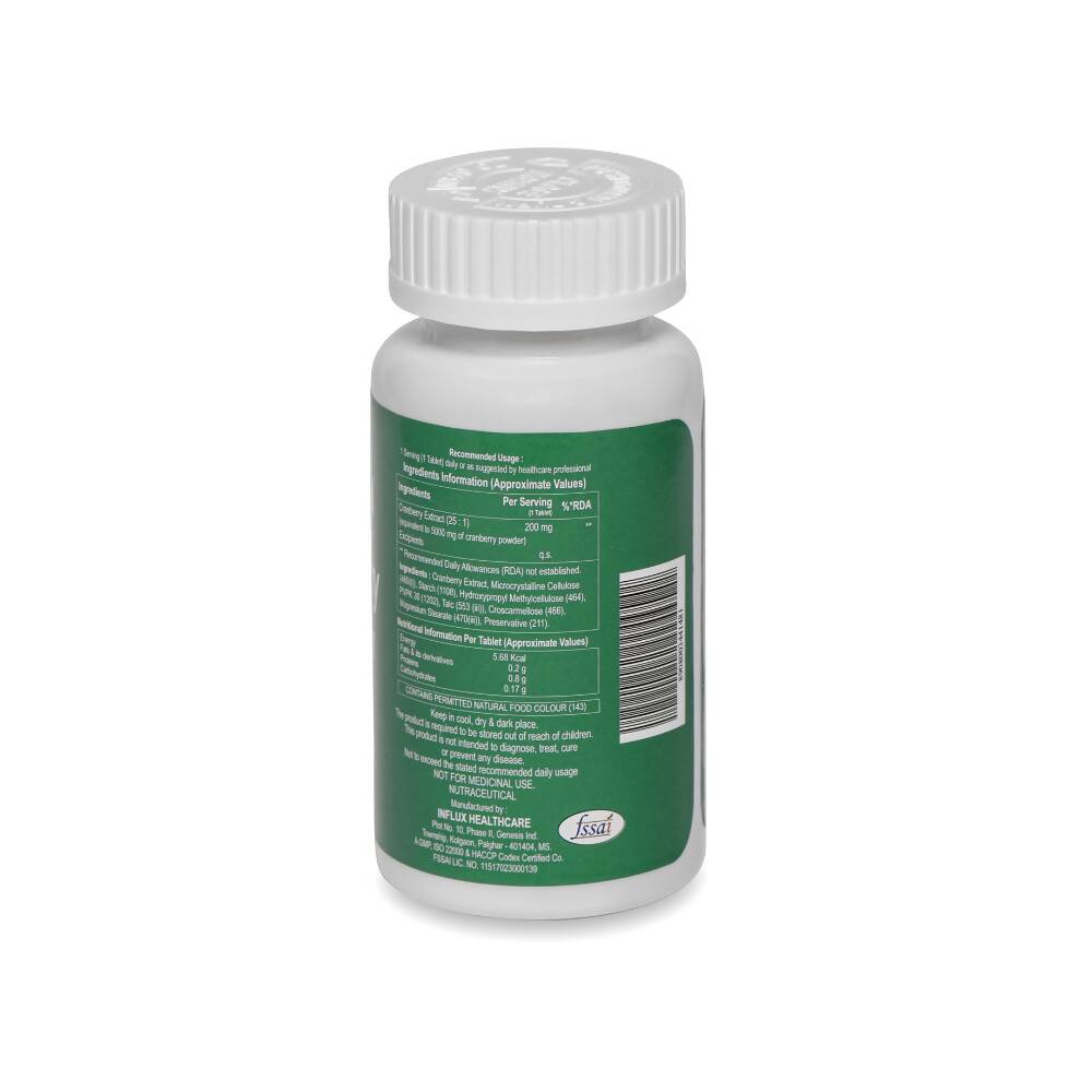HealthAid Cranberry 5000 mg Equivalent Tablets 