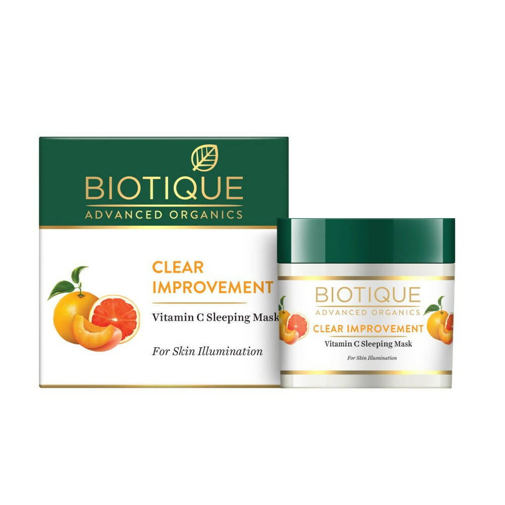 Biotique Advanced Organics Clear Improvement Vitamin C Sleeping Mask 