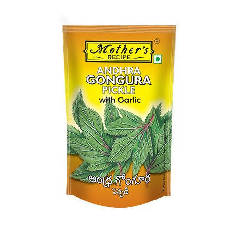 Mother's Recipe Andhra Gongura Pickle With Garlic - Grab2buy