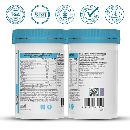 Swisse Glucosamine Sulfate+ Tablets 