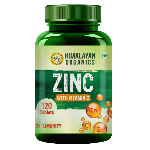 Himalayan Organics Zinc With Vitamin C Tablets 
