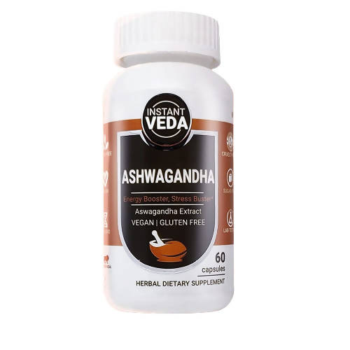 Instant Veda Ashwagandha Capsules - Grab2buy