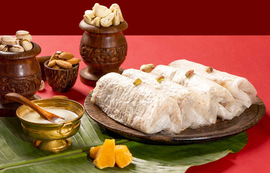 Pulla Reddy Dry Fruit Edible Rice Paper Sweet - Pootharekulu (Jaggery) 