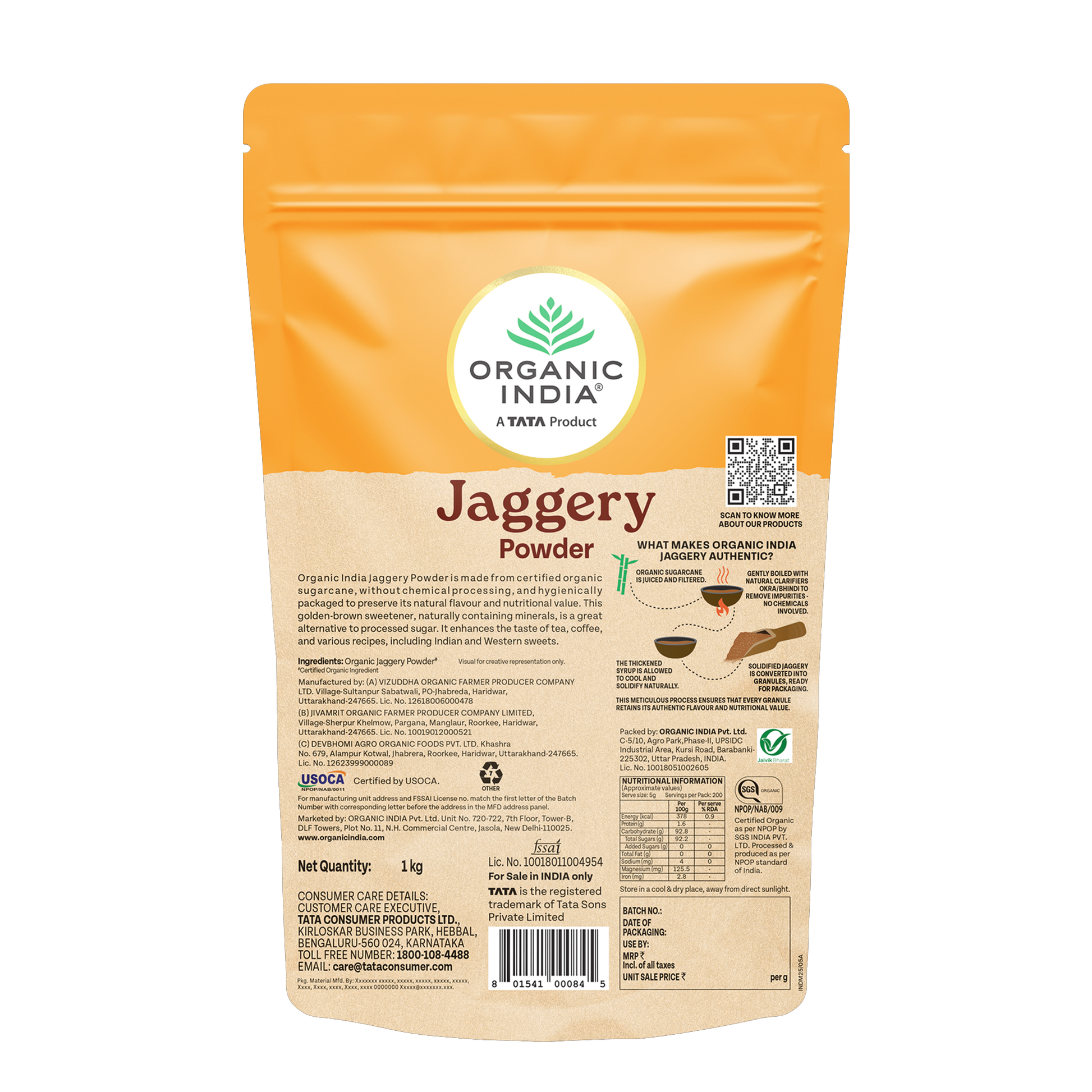 Organic Jaggery Powder 