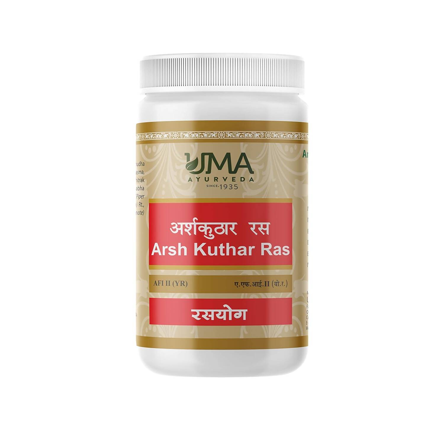 Uma Ayurveda Arsh Kuthar Ras Tablets 