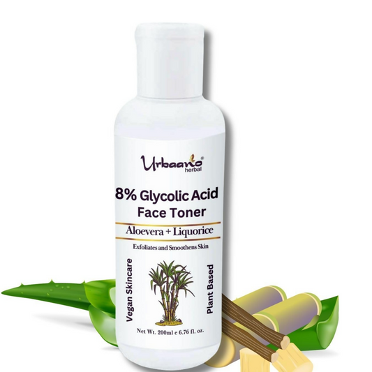 Urbaano Herbal 8% Glycolic Acid Toner For Glowing Skin  Grab2Buy Urbaano Herbal Grab2Buy