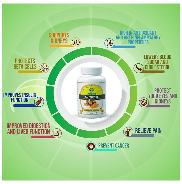 Sushrut Ayurved Good Health Curcumin Veg Capsules - Grab2buy