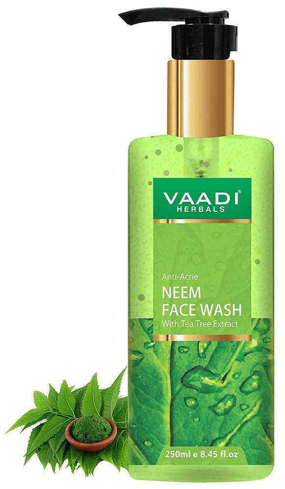 Vaadi Herbals Anti Acne Neem Face Wash with Tea Tree Extract  Grab2Buy Vaadi Herbals Grab2Buy