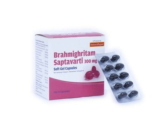 Sahasrayogam Brahmighritam Saptavarti Capsules - Grab2buy