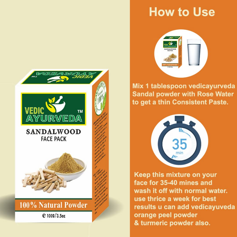 VedicAyurveda Sandalwood Powder  Grab2Buy VedicAyurveda Grab2Buy