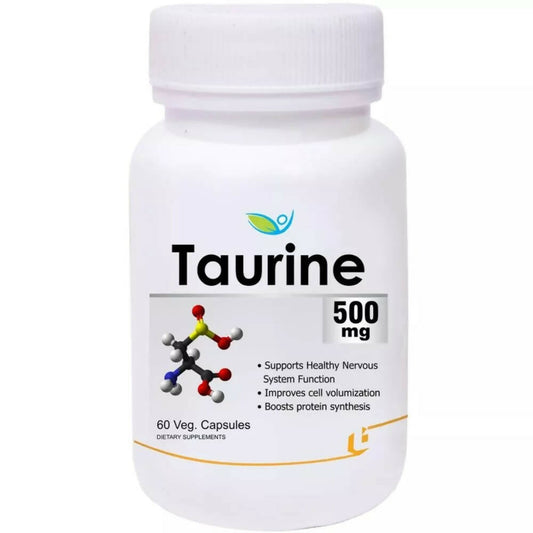 Biotrex Taurine 500Mg Veg Capsules 