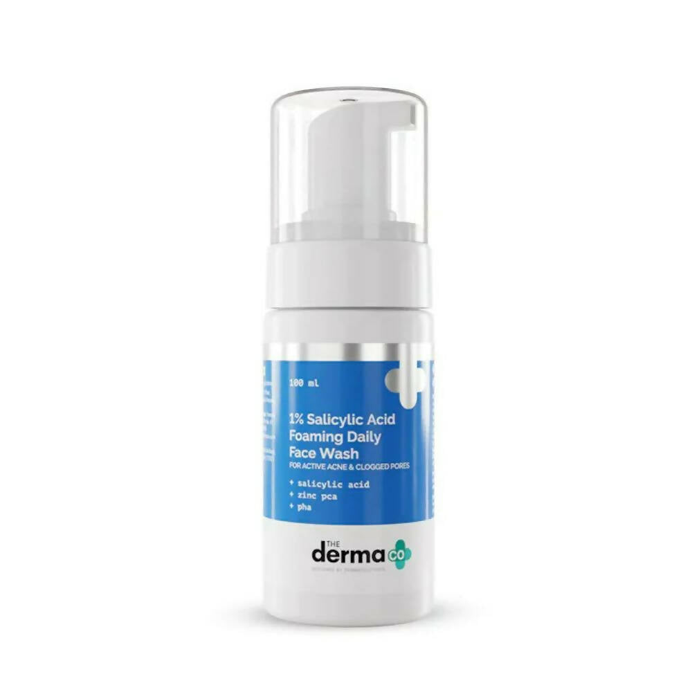 The Derma Co 1% Salicylic Acid Foaming Daily Face Wash  Grab2Buy The Derma Co Grab2Buy
