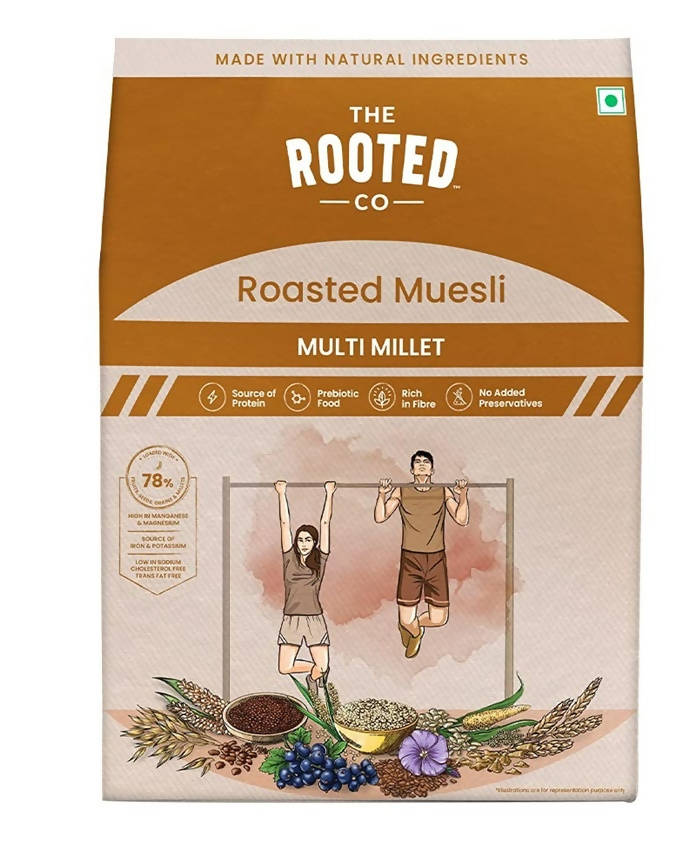 The Rooted Co Roasted Muesli Multi Millet 