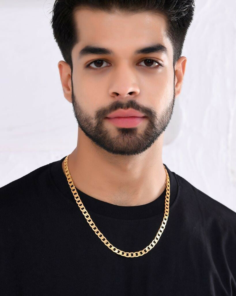 VOJ Gold-Polished Chain For Men 