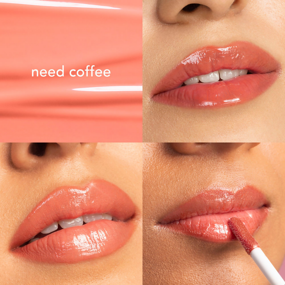Kay Beauty FullFill Tinted Lip Plumping Gloss - Need Coffee 